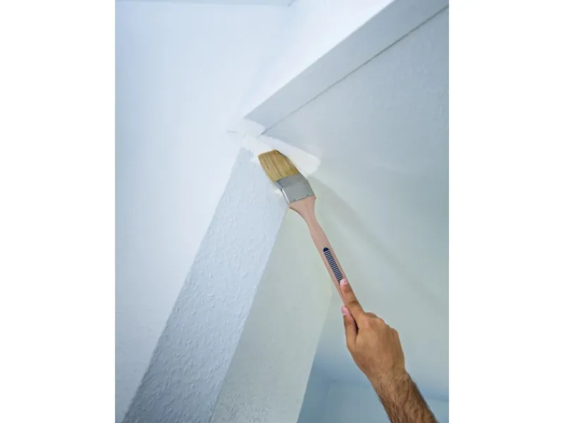 LUX-TOOLS Malerbedarf^LUX Eckenpinsel Dispersion 60 mm mit Gripzone