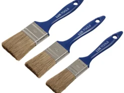 LUX-TOOLS LUX Flachpinsel-Set Lasur 3-teilig