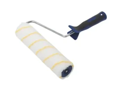 LUX-TOOLS Malerbedarf^LUX Goldfaden-Roller Kurzflor 2K-Softgriff Schwarz-Blau 25 cm