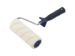 LUX-TOOLS Malerbedarf^LUX Goldfaden-Roller Kurzflor 2K-Softgriff Schwarz-Blau 18 cm