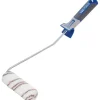 LUX-TOOLS LUX Lasurroller 12 cm Nylon Braun-Grün-Gestreift