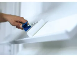 LUX-TOOLS LUX Schaum-Roller 2K-Softgriff Schwarz-Blau 5 cm