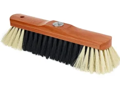 LUX-TOOLS Reinigung^LUX Zimmerbesen Holz lackiert Haarmischung Metallgewinde