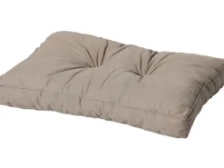 Madison Rückenkissen Basic 40 cm x 60 cm x 8 cm Taupe