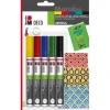 Marabu Stifte^Deco Painter Acrylmalstifte 5er-Set Miene 2-4 mm