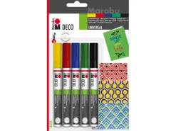 Marabu Stifte^Deco Painter Acrylmalstifte 5er-Set Miene 2-4 mm