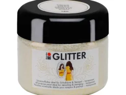 Marabu Bastelfarben^Glitter transparent 225 ml staub