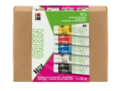 Marabu Green Alkydfarbe-Set Wasserbasiert Basic 100 ml