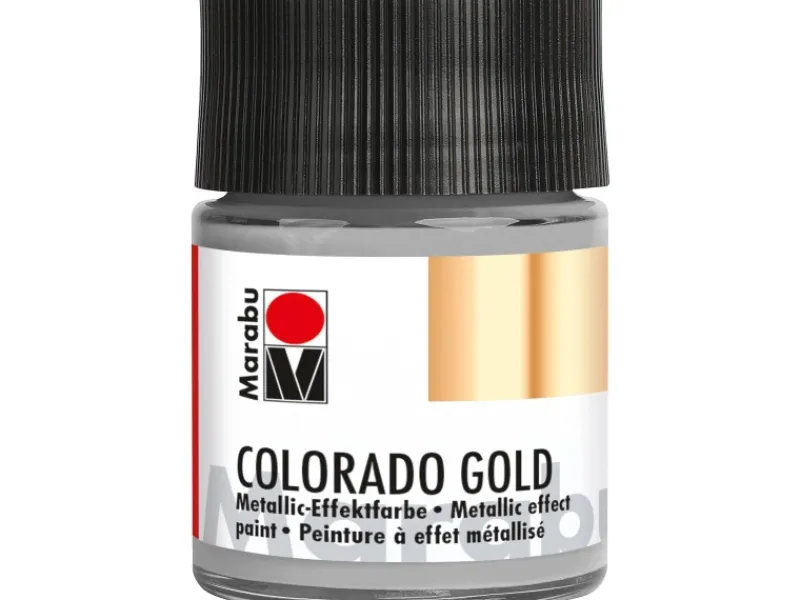 Marabu Metallic-Effektfarbe Colorado Gold 50 ml Palladium