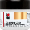 Marabu Metallic-Effektfarbe Colorado Gold 225 ml Metallic-Silber