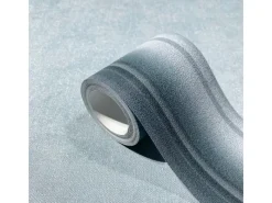 Marburg Tapetenmuster|Bordüren^Bordüre 5 m x 0,09 cm Streifen Modern Blau FSC®