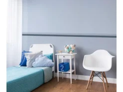 Marburg Tapetenmuster|Bordüren^Bordüre 5 m x 0,09 cm Streifen Modern Blau FSC®