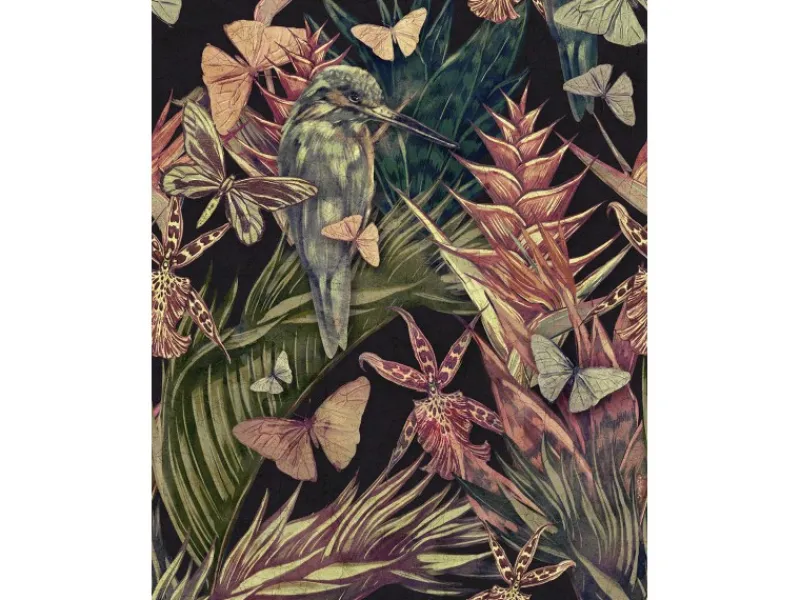 Marburg Fototapeten^Fototapete Smart Art Gallery Floral Modern Schwarz FSC®