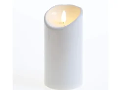 MARELIDA Laternen|Kerzen^LED Kerze Für Außen Terrasse Balkon Garten 3D Flamme Flackernd Timer H 15cm