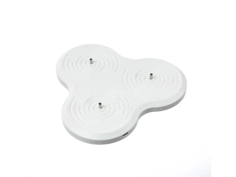 MARELIDA LED Kerzenset LISA Rustik Optik Echtwachskerzen Wiederaufladbar Creme 3er Set