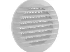 Marley Insektenschutz^Lüftungsgitter 160 x 125 mm rund zum Einbau in Rohr Weiß