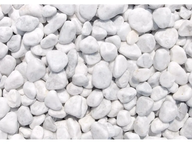 Scherf Zimmerbrunnen^Marmorzierkiesel Carrara Weiß 25 - 40 mm 1000 kg Big-Bag