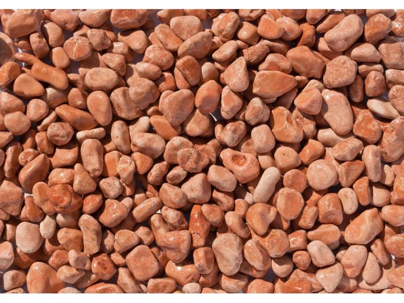 Scherf Zimmerbrunnen^Marmorzierkiesel Verona-Rot 15 - 25 mm 1000 kg Big-Bag