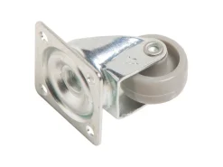 Sofas|Sideboards^Möbel-Lenkrolle mit Platte und Softrad Ø 30 mm 30 kg