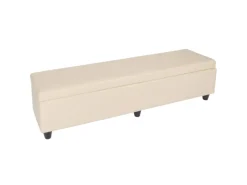 MCW Aufbewahrungs-Truhe Arezzo XXL Creme