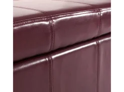 MCW Aufbewahrung^Aufbewahrungs-Truhe Kriens Leder/Kunstleder 112x45x45cm