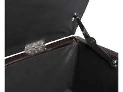 MCW Aufbewahrung^Aufbewahrungs-Truhe Kriens Leder/Kunstleder 112x45x45cm