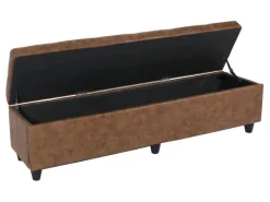 MCW Aufbewahrungs-Truhe Kriens XXL Wildlederimitat