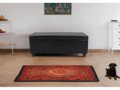 MCW Aufbewahrung^Aufbewahrungs-Truhe Kriens Leder/Kunstleder 112x45x45cm