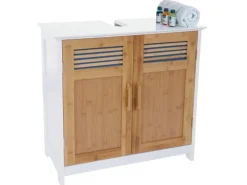 MCW Kommode^Badset A85 Hochschrank Waschbeckenunterschank Kommode