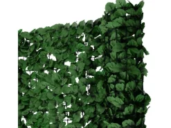 MCW Balkonsichtschutz N77 500x100cm Blatt - 500x100cm Blatt Dunkel