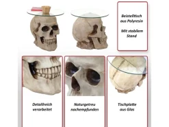 MCW Tische^Beistelltisch Totenkopf A19