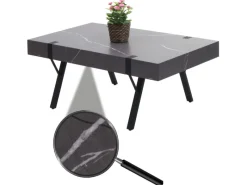 MCW Couchtisch L54 Marmor-Optik Grau