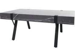 MCW Couchtisch L54 Marmor-Optik Grau