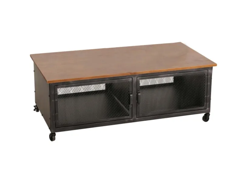 MCW Couchtisch N28 Schwarz Braun