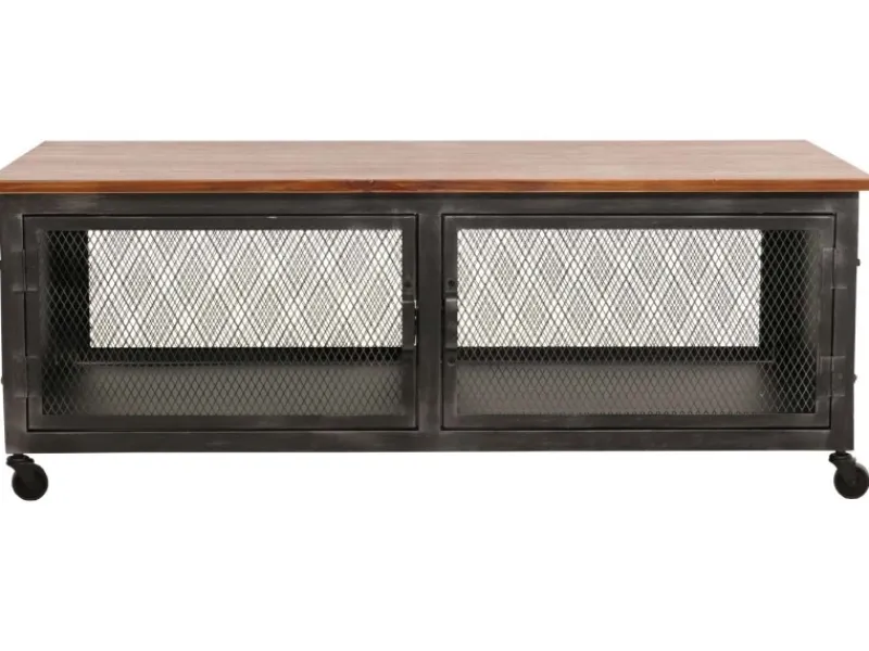 MCW Couchtisch N28 Schwarz Braun