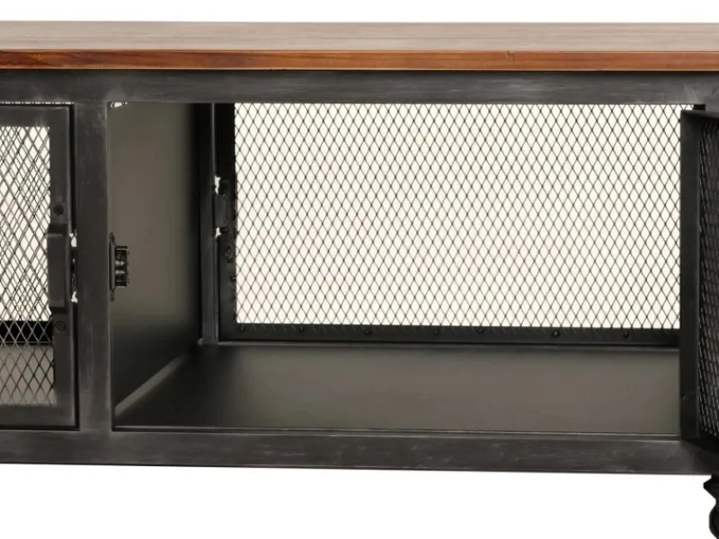 MCW Couchtisch N28 Schwarz Braun