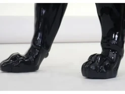 MCW Dekorative Figuren^Deko Figur Panther mit Halsband mit Halsband