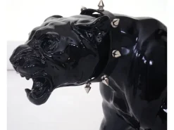 MCW Dekorative Figuren^Deko Figur Panther mit Halsband mit Halsband