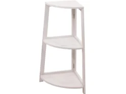 MCW Eckregale^Eckregal K44 Shabby Weiß