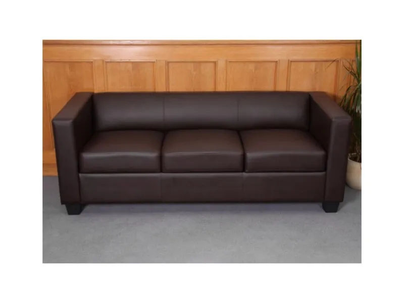 MCW 3er Sofa Lille Kunstleder