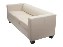 MCW 3er Sofa Lille Leder Creme