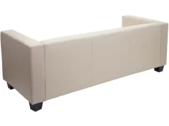 MCW 3er Sofa Lille Leder Creme