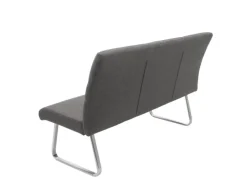 MCW Stühle^Esszimmer-Set G55Bank Küchenstuhl Stuhl Grau-Braun Bank 180cm