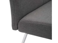 MCW Stühle^Esszimmer-Set G55Bank Küchenstuhl Stuhl Grau-Braun Bank 180cm