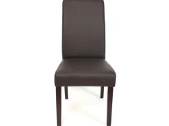 MCW Stühle^Esszimmerstuhl Cesena 2er Set Kunstleder Matt Dunkle Füße