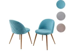 MCW Stühle^Esszimmerstuhl D53 2er-Set Samt