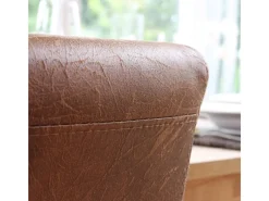 MCW Stühle^Esszimmerstuhl Littau Textil 4er-Set Textil Wildlederimitat Beine Struktur - Eiche