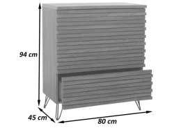 MCW Möbelserien|Kommode^Kommode M49 3 Schubladen