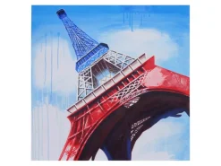 MCW Wanddekoration^Ölgemälde Eiffelturm Handgemalt