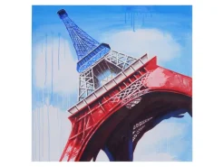 MCW Wanddekoration^Ölgemälde Eiffelturm Handgemalt